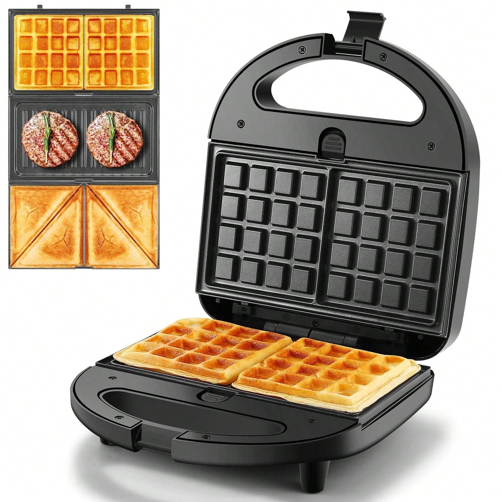 Breakfast Sandwich Maker - Máquina para hacer sándwiches y gofres
