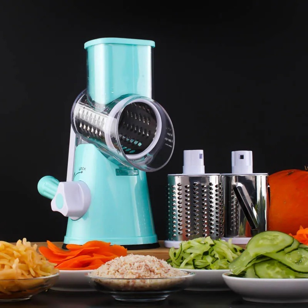 Cheese Grater Box - Cortadora rotativa de alimentos 3 en