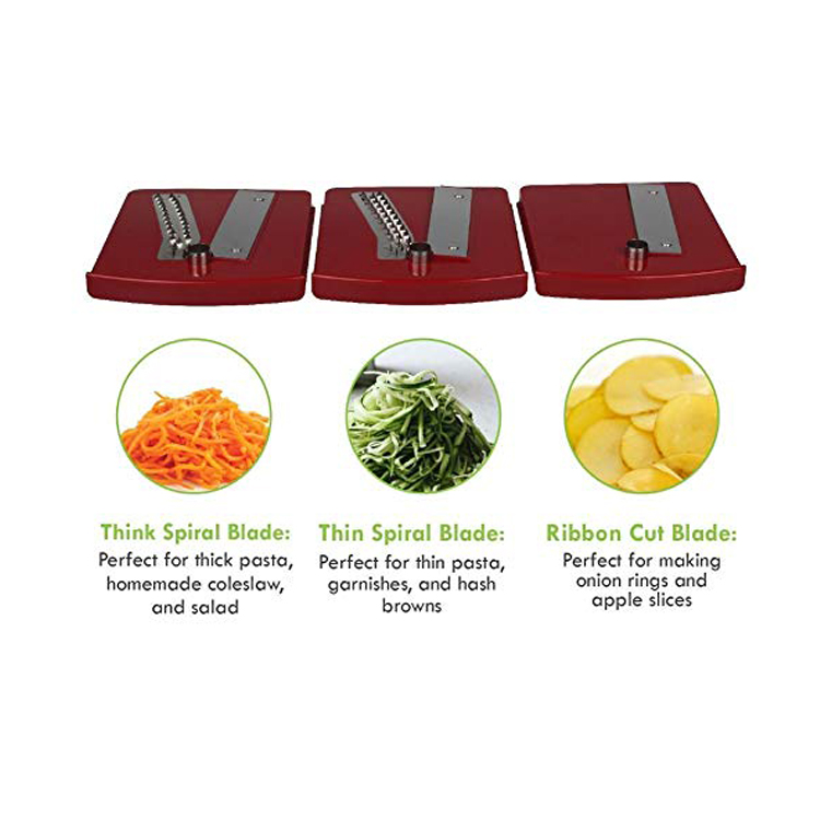 Spiralizer Vegetable Noodle - Gran oferta, rebanador de tres hojas