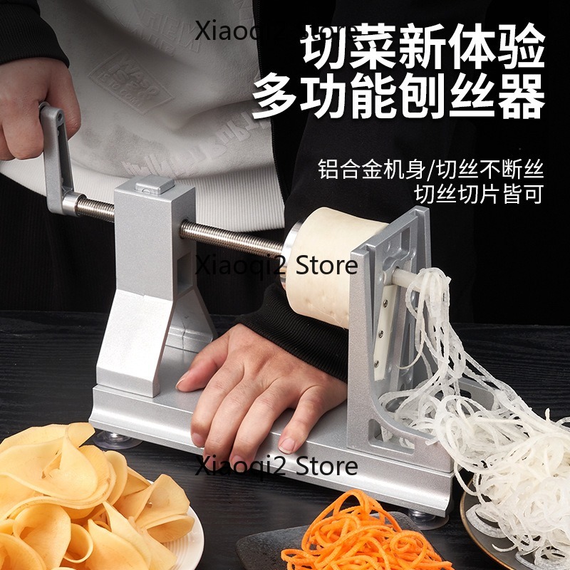 Spiralizer Vegetable Noodle - Cortador en Espiral Manual Multifuncional de