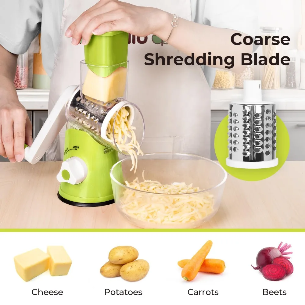 Kitchen Gadgets In China - Rallador rotativo Manual para queso y