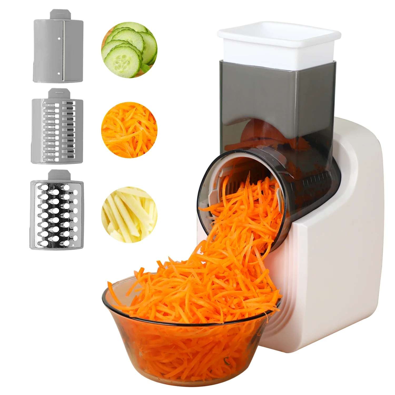 Cheese Grater Box - Rallador eléctrico de queso, rebanador eléctrico,