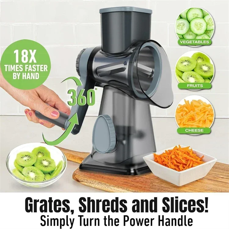Cheese Grater Box - Rallador de Queso Rotatorio 3 en