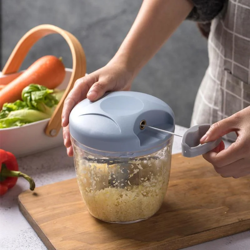 Spiralizer Vegetable Noodle - Picadora Manual de cuerda de 500/900ML,