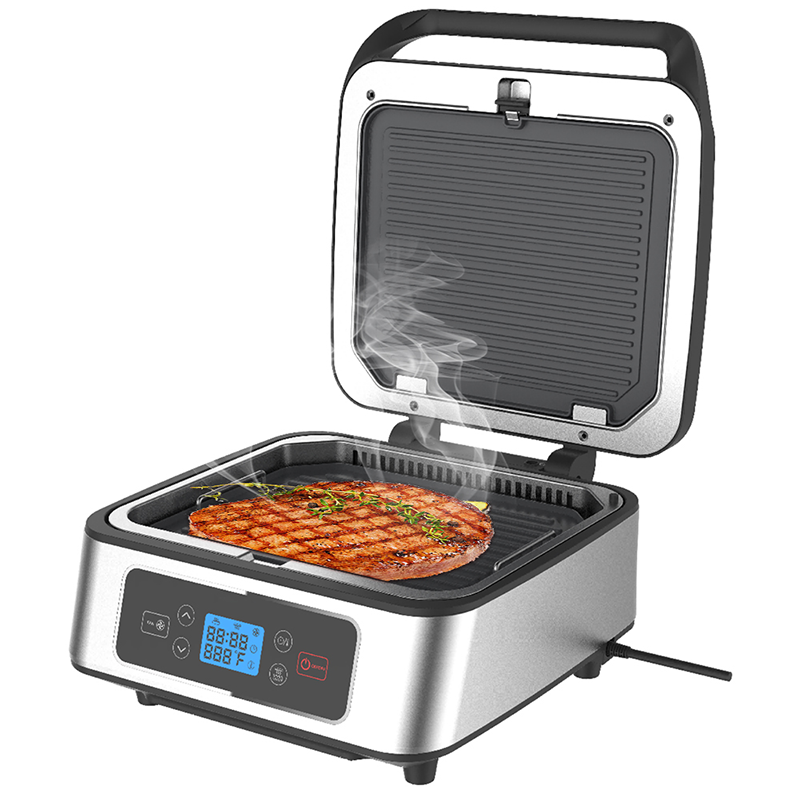 Breakfast Sandwich Maker - Parrilla comercial para carne y prensa