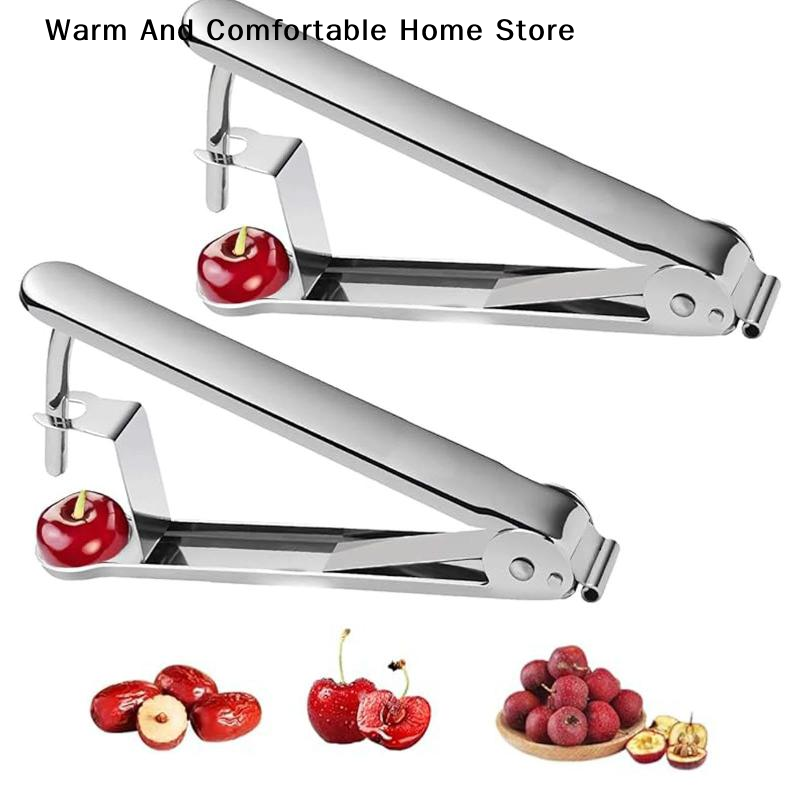 Kitchen Gadgets For Small Kitchens - Removedor de huesos multifuncional para cerezas,