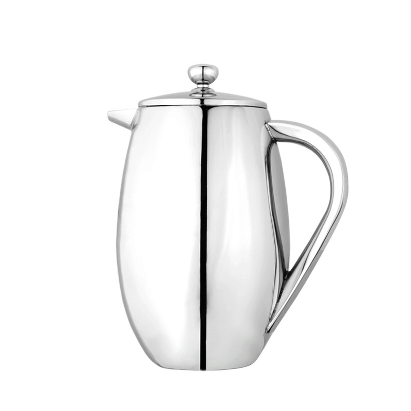 French Press Coffee Maker - Cafetera de prensa francesa de acero