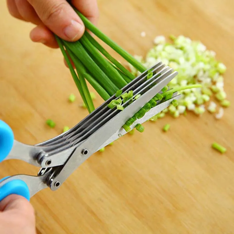 Herb Scissors 5 Blade - Tijeras de cebollino con hoja de