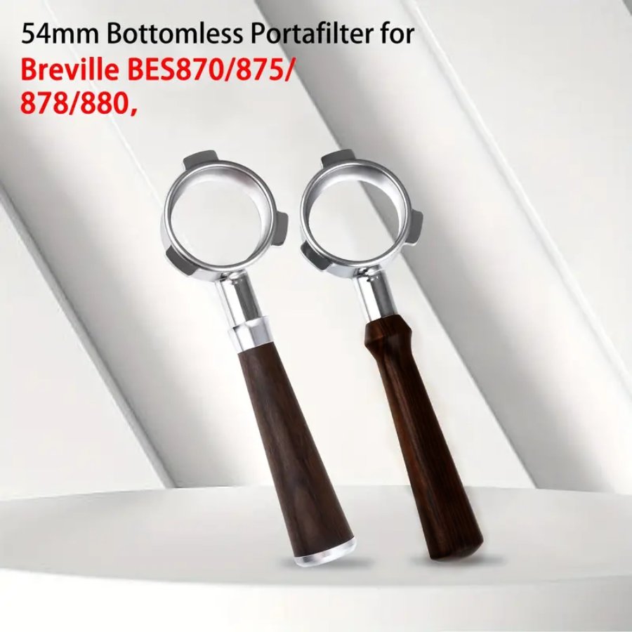 Breville Espresso Barista Express - Portafiltro sin fondo de 54mm para