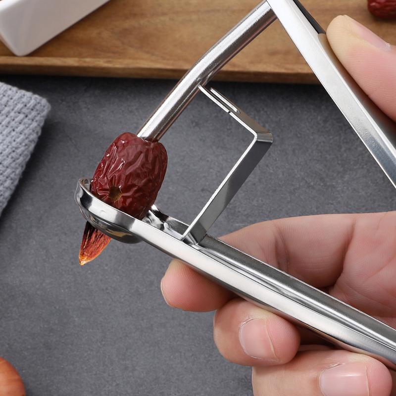Kitchen Gadgets For Small Kitchens - Removedor de huesos multifuncional para cerezas,