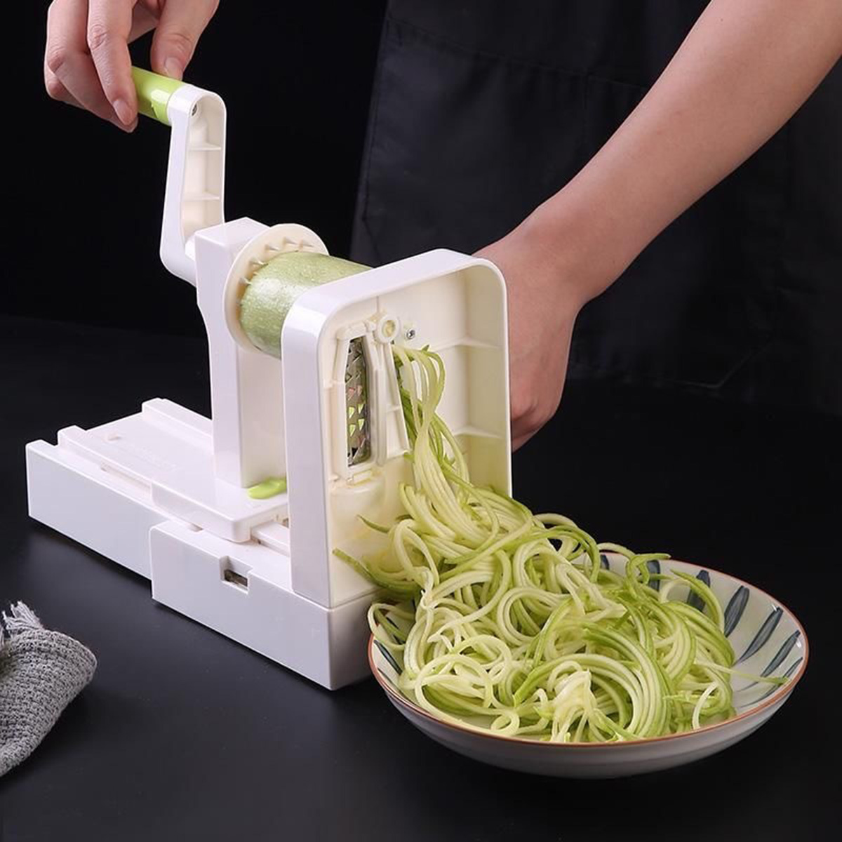 Spiralizer Vegetable Noodle - Rallador de Verduras, Cortador en Espiral,