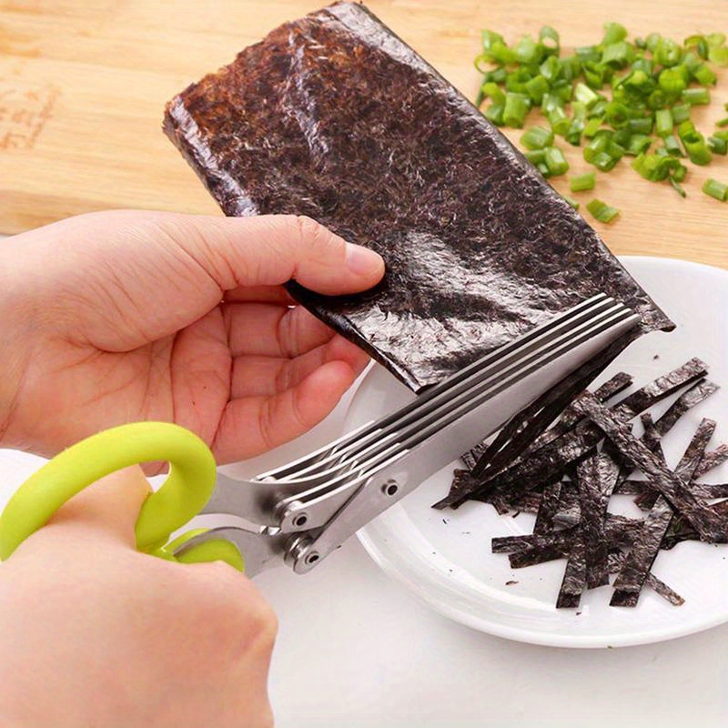 Tijeras de cocina de acero ino - Herb Scissors 5 Blade reseña y precio