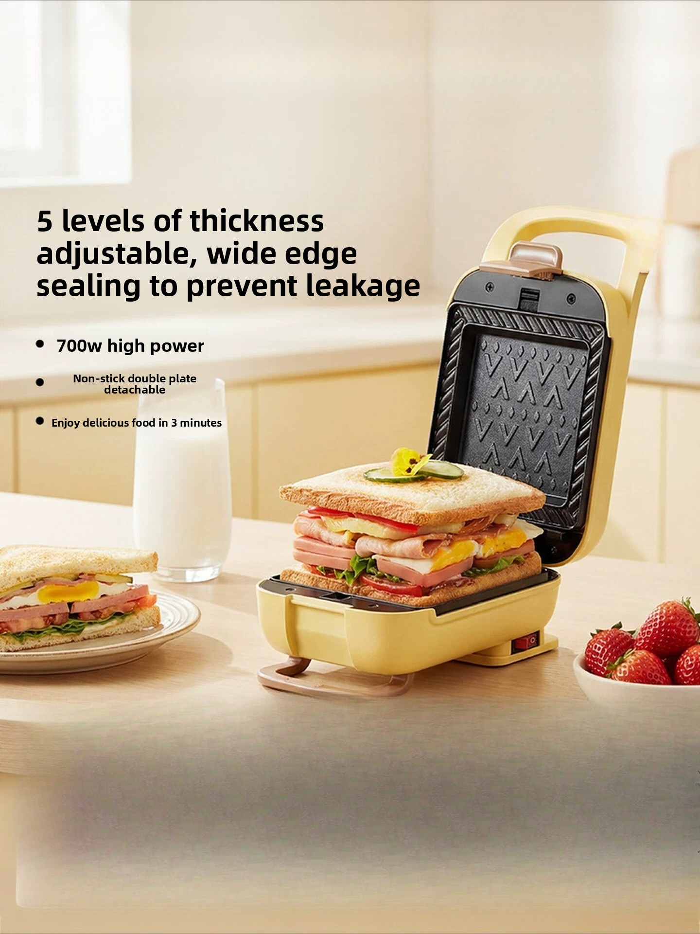 Máquina para hacer sándwiches  - Breakfast Sandwich Maker reseña y precio