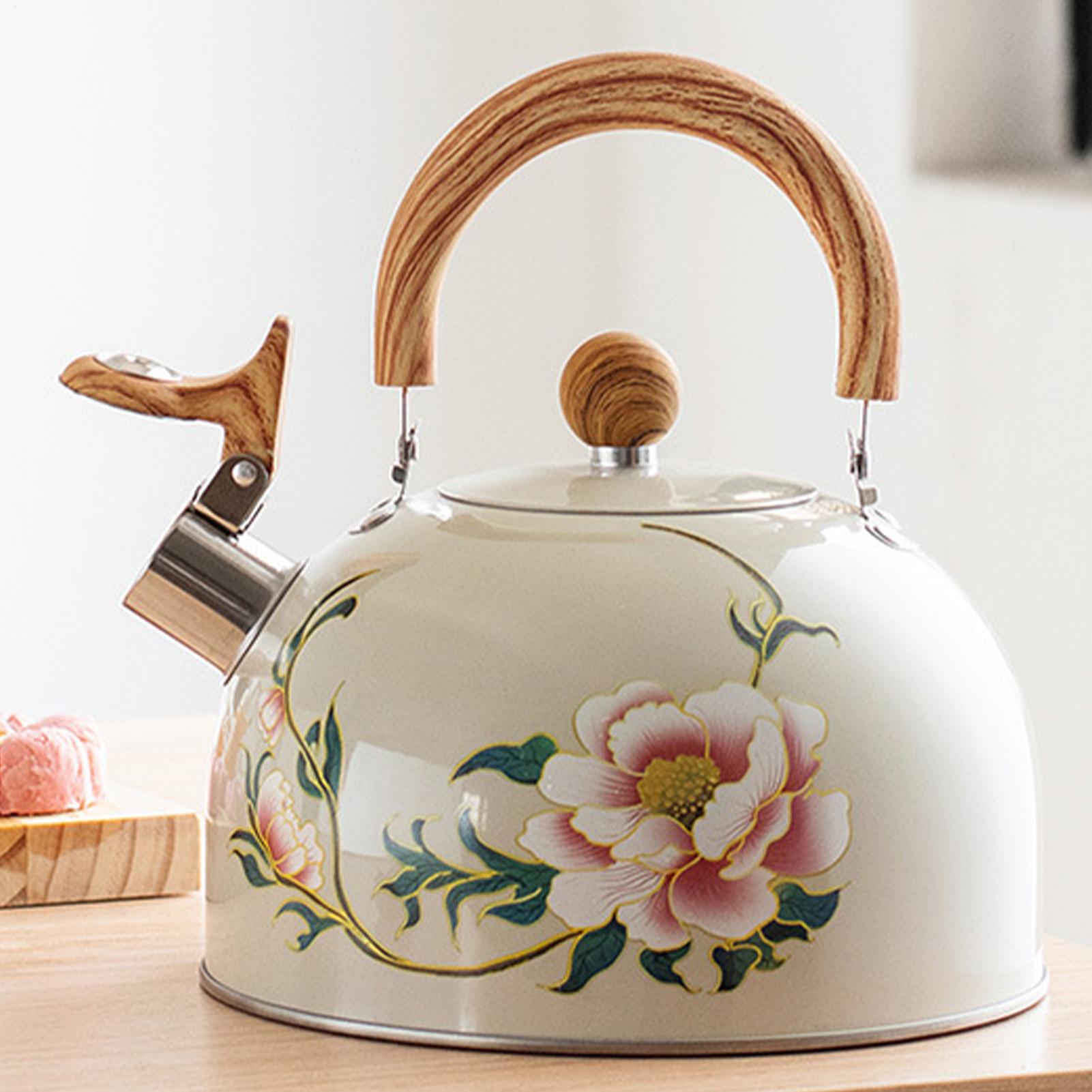 Caldera tetera esmaltada Flora - Kitchen Gadgets Vintage reseña y precio