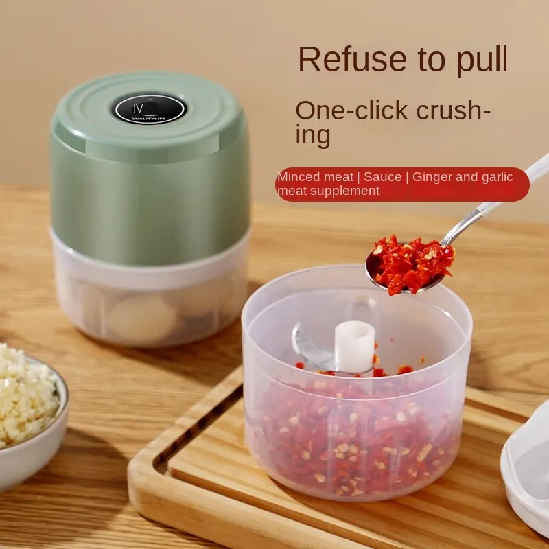 Picadora de alimentos triturad - Kitchen Gadgets In China reseña y precio