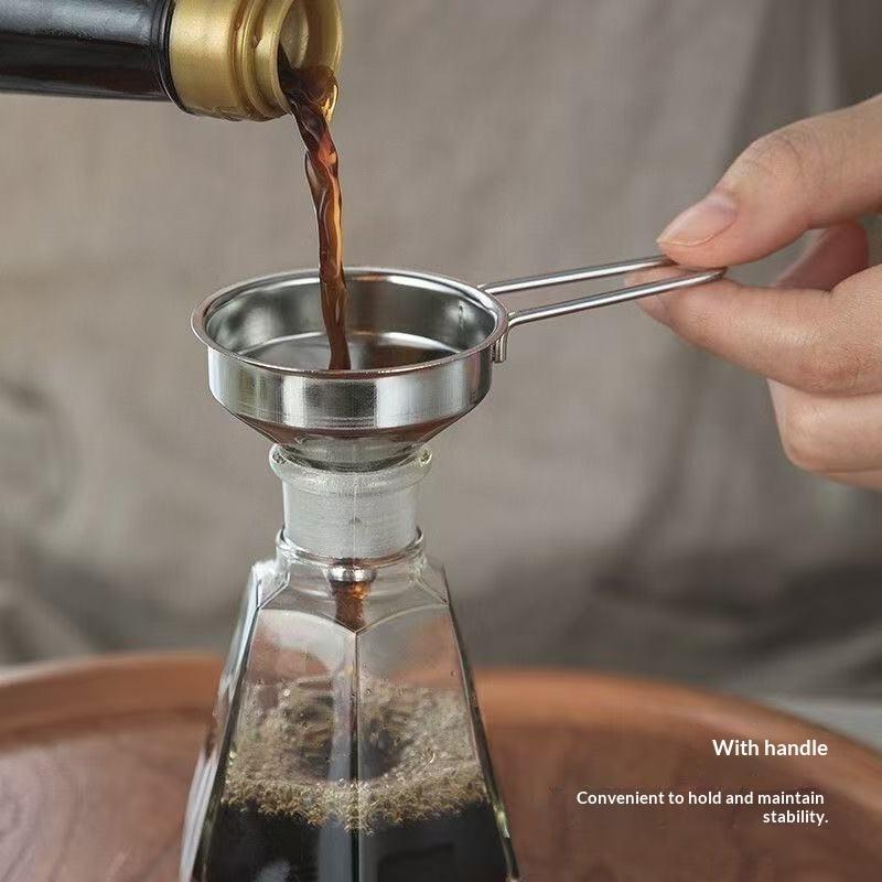 Embudo de acero inoxidable con - Kitchen Gadgets For Small Kitchens reseña y precio