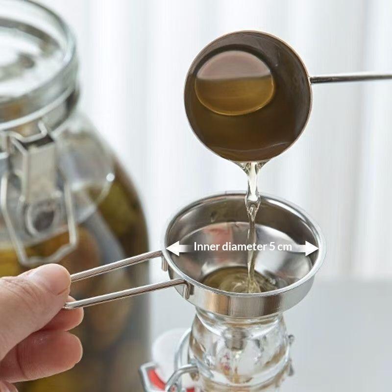 Embudo de acero inoxidable con - Kitchen Gadgets For Small Kitchens reseña y precio