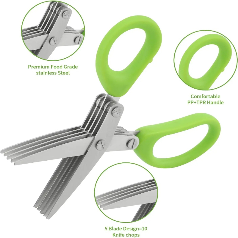 Tijeras para Hierbas que Ahorr - Herb Scissors 5 Blade reseña y precio