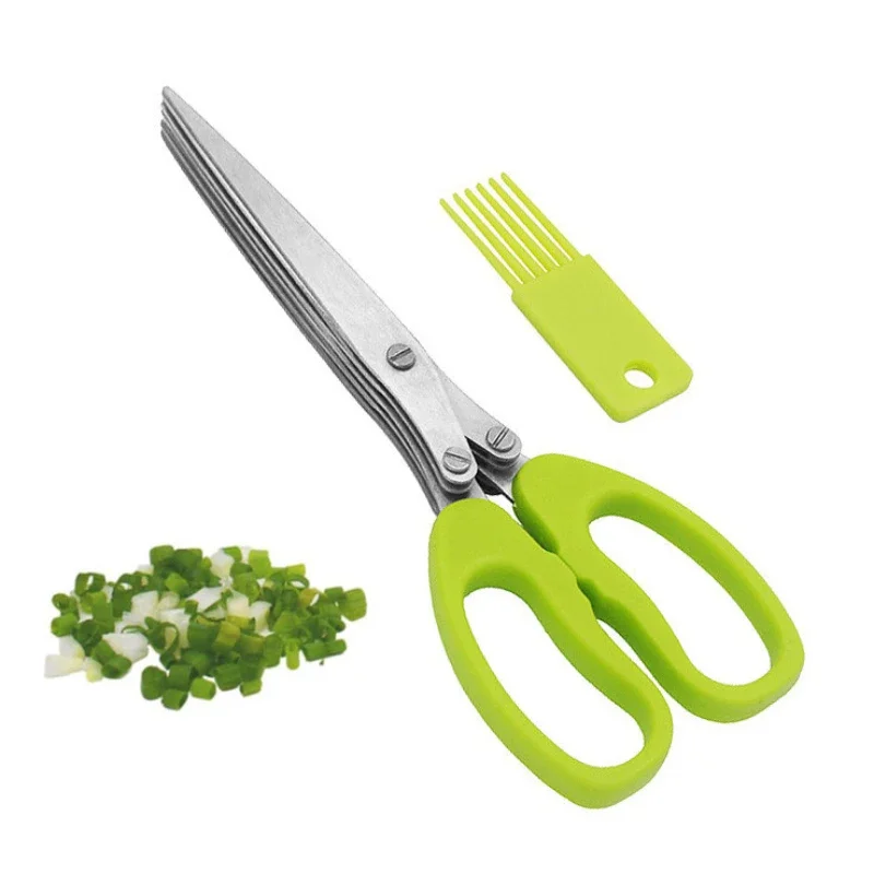 Tijeras de hierbas de 5 hojas, - Herb Scissors 5 Blade reseña y precio