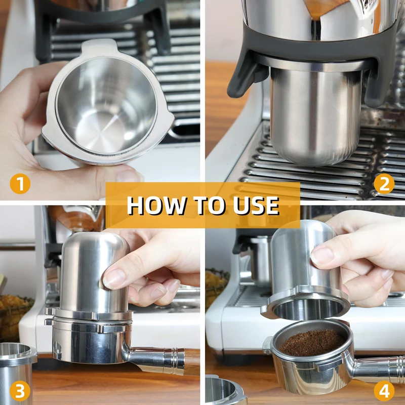 Dosificador de Café de 53.3mm, - Breville Espresso Barista Express reseña y precio