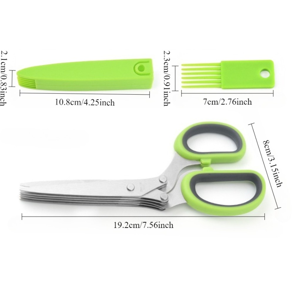 Tijeras multicapa, tijeras de  - Herb Scissors 5 Blade reseña y precio