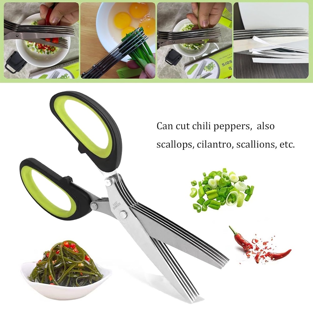 Tijeras multicapa, tijeras de  - Herb Scissors 5 Blade reseña y precio