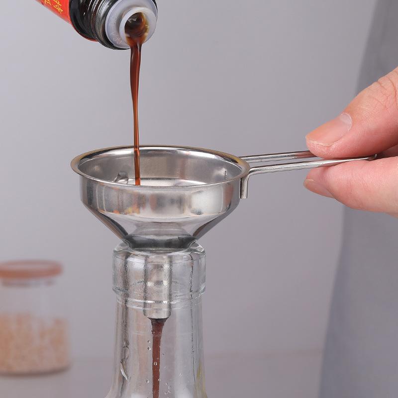 Embudo de acero inoxidable con - Kitchen Gadgets For Small Kitchens reseña y precio