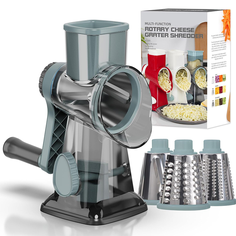 LMETJMA Rallador de queso gira - Cheese Grater Box reseña y precio