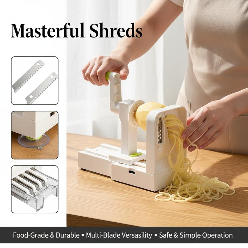 Espiralizador de Verduras 4 en - Spiralizer Vegetable Noodle reseña y precio