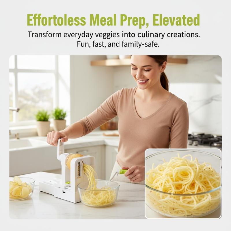 Espiralizador de Verduras 4 en - Spiralizer Vegetable Noodle reseña y precio