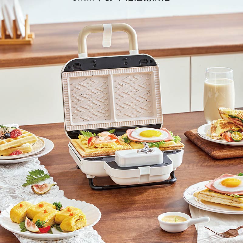 Sandwichera eléctrica multifun - Breakfast Sandwich Maker reseña y precio