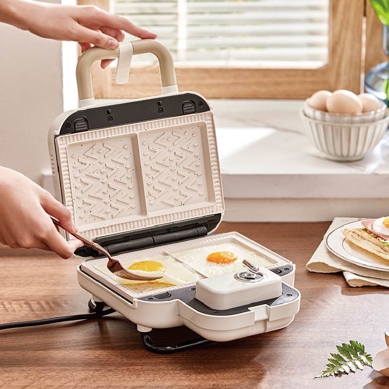 Sandwichera eléctrica multifun - Breakfast Sandwich Maker reseña y precio