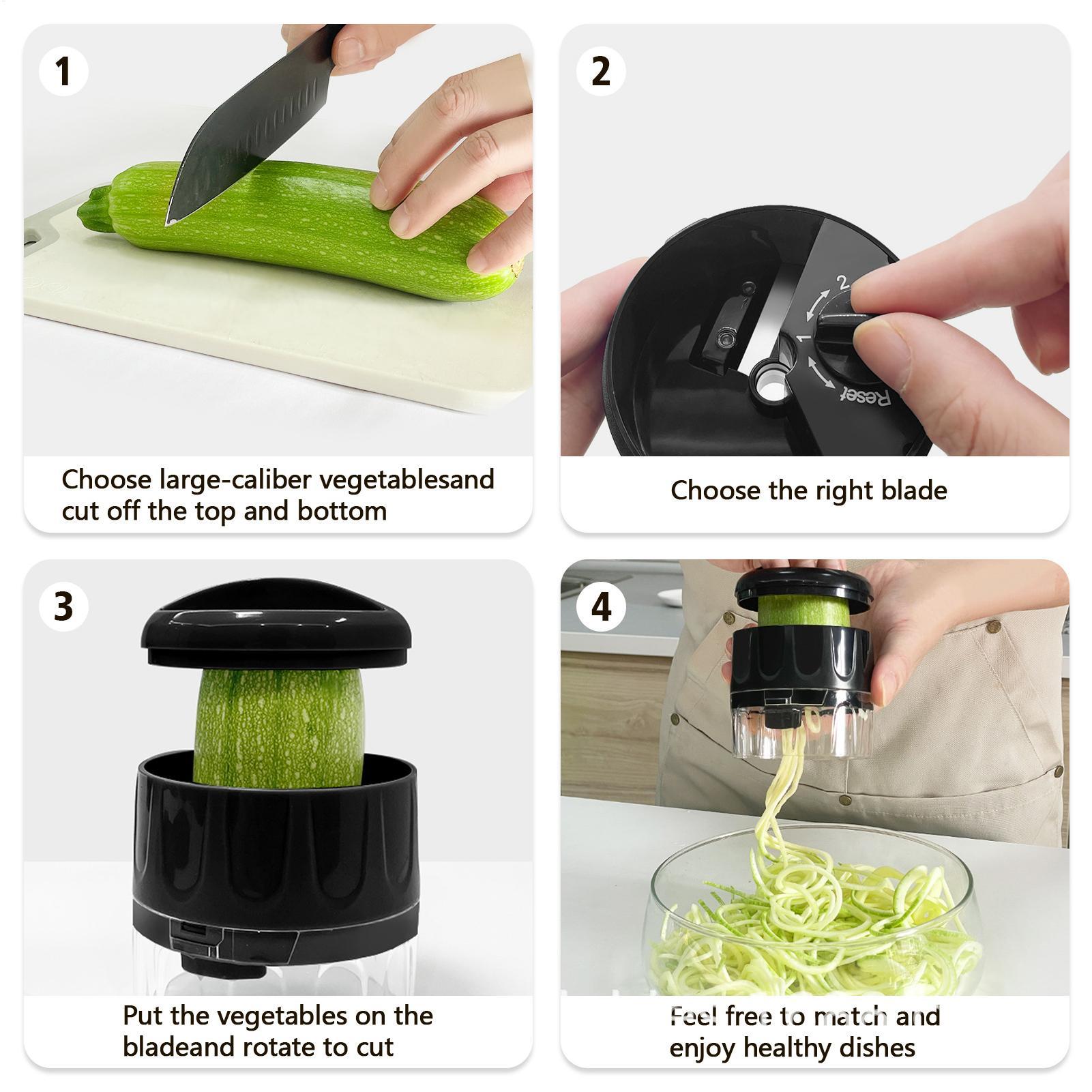 Espiralizador de Calabacín, Co - Spiralizer Vegetable Noodle reseña y precio