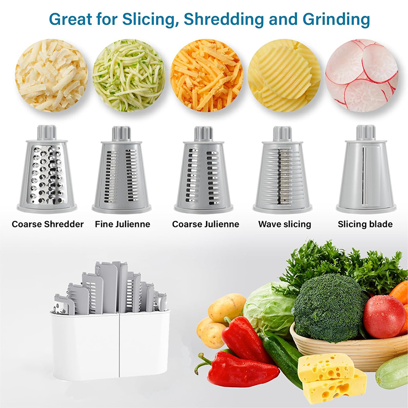 LMETJMA-rallador rotativo de q - Cheese Grater Box reseña y precio