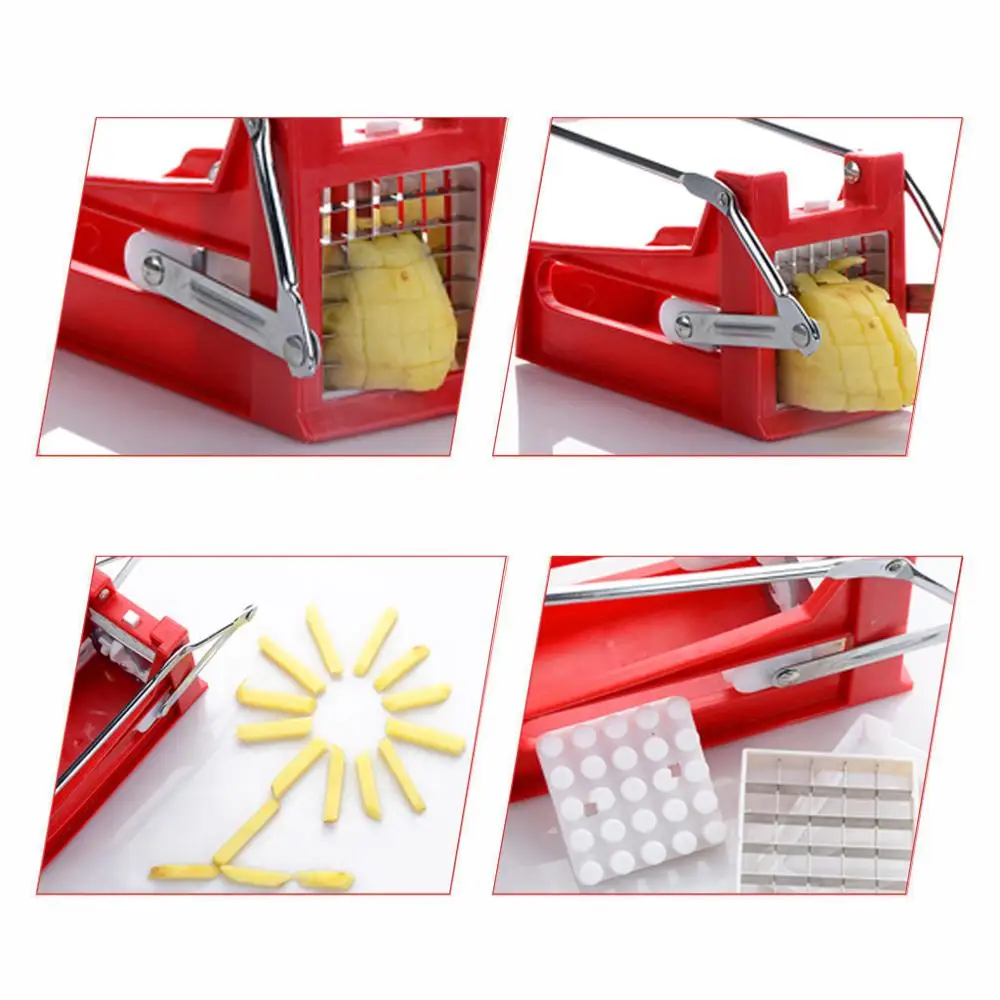 Cortador de patatas fritas, re - Kitchen Gadgets In China reseña y precio