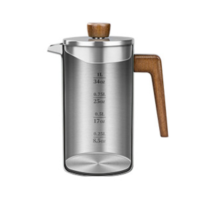 Cafetera Francesa de Acero Ino - French Press Coffee Maker reseña y precio