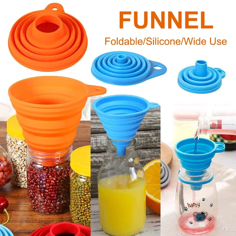 1/4 Unidades Embudo de Silicon - Kitchen Gadgets For Small Kitchens reseña y precio