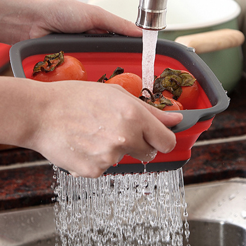 Cesta plegable para lavar verd - Kitchen Gadgets 2022 reseña y precio