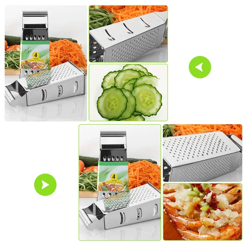 Rallador de Cocina de Acero In - Cheese Grater Box reseña y precio