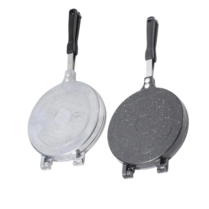 Sartén de doble cara de aleaci - Breakfast Sandwich Maker reseña y precio