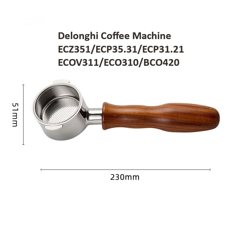 Portafiltro de café sin fondo  - Delonghi Espresso Ecp3420 reseña y precio