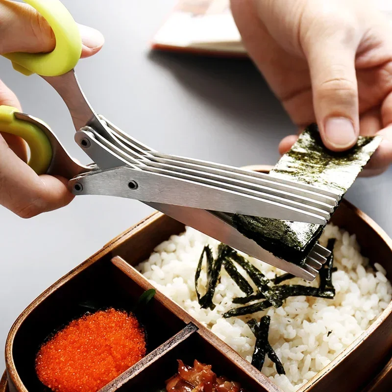 Tijeras de cocina de 5 hojas,  - Herb Scissors 5 Blade reseña y precio